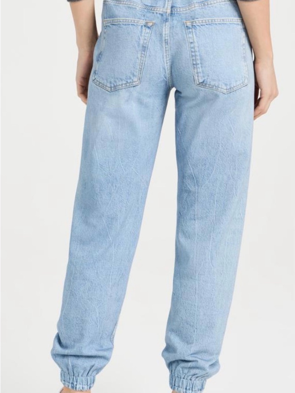 Rag & Bone Kacy Miramar Light Blue Jogger Jeans Elastic Hem size XXS - Picture 3 of 16
